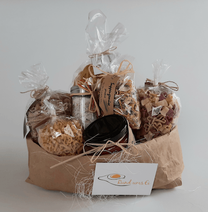 Papiertasche, heruntergefaltet (CHF 3.-)