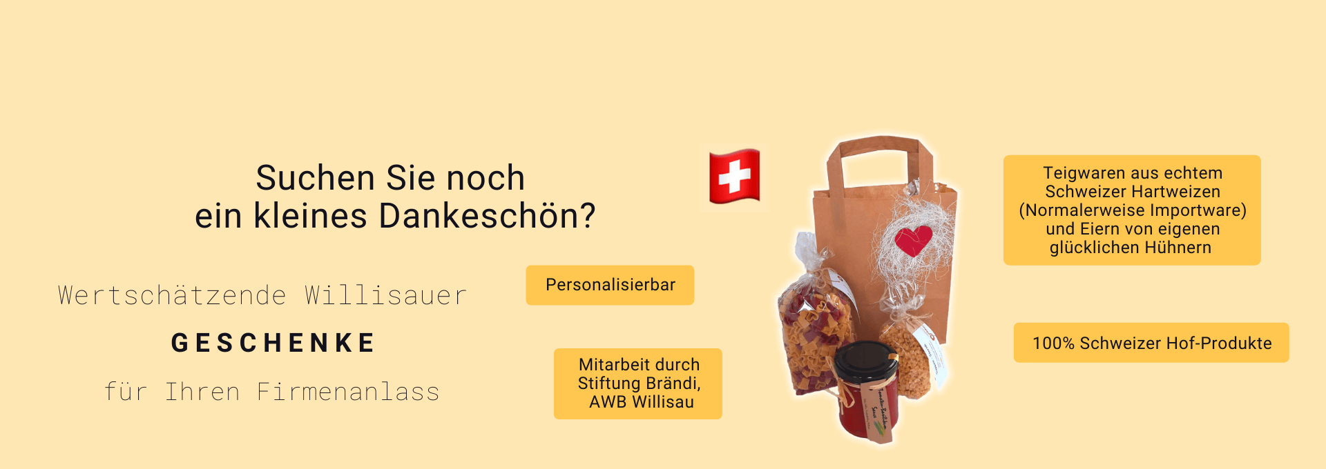 Kleine Geschenke für Firmenanlässe
